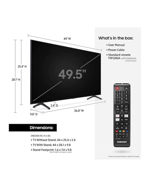 SAMSUNG 48JU6000 UHD 4K Smart TV (2020) 48″ - Image 4