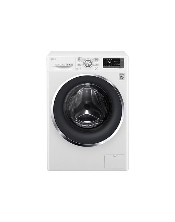 LG F4J6VYP2W DD Motor Front Load Washer White 9kg