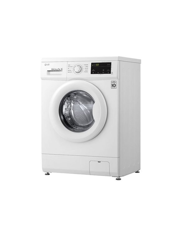 LG FH2J3QDNP0 DD Motor Front Load Washer White 7kg - Image 4