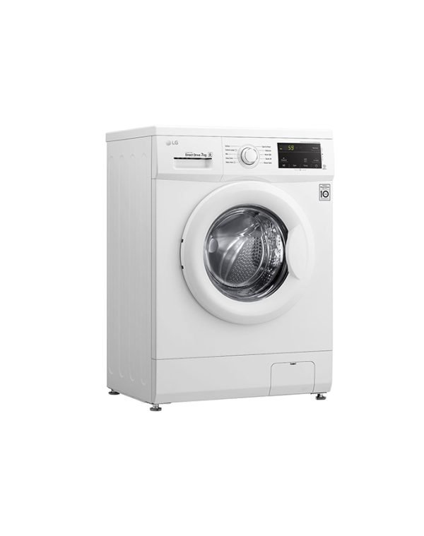 LG FH2J3QDNP0 DD Motor Front Load Washer White 7kg - Image 3