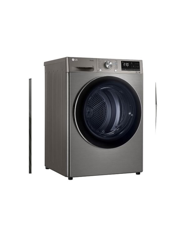 LG RH90V9PV8N Energy Saving Dryer, 9kg, Silver, Capable Drying with Dual Heat Pump - Image 3