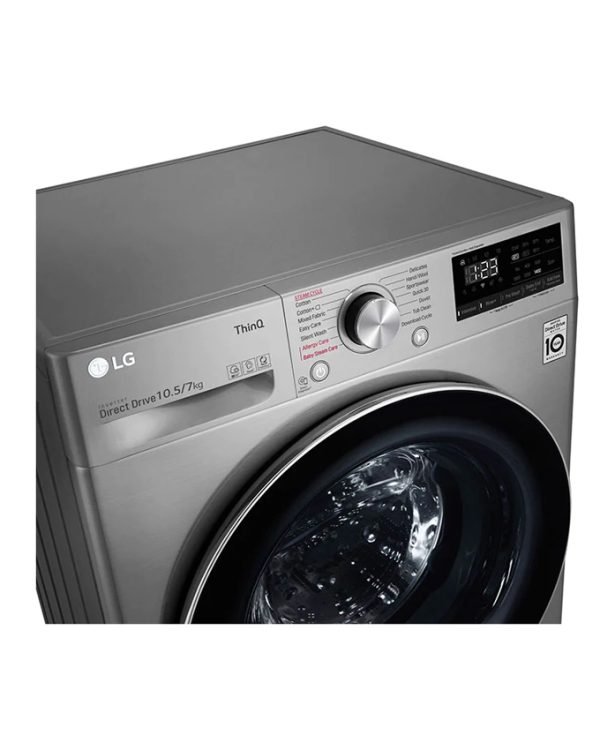 LG F4V5RGP2T Front Load Washing Machine (10.5/7 KG) - Image 2