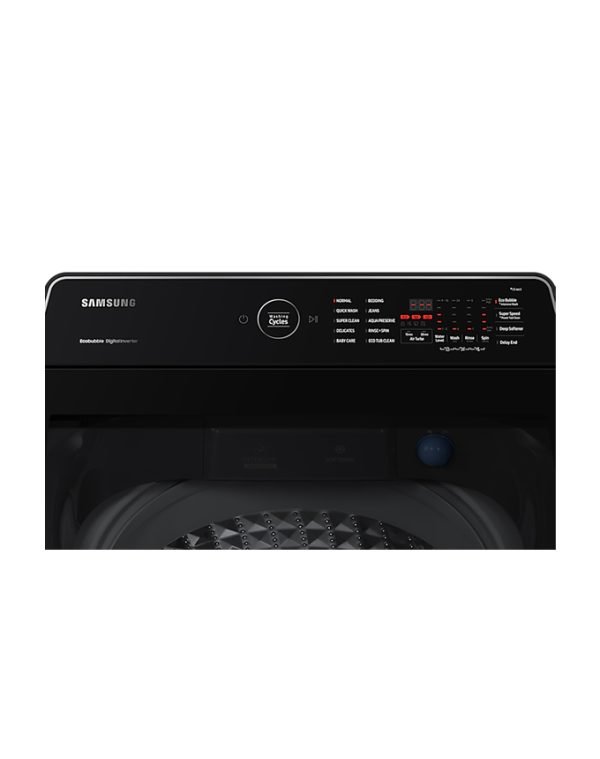 SAMSUNG WA15CG5745BDFQ 15kg Laundry Top Load Washer Ecobubble™ - Image 4